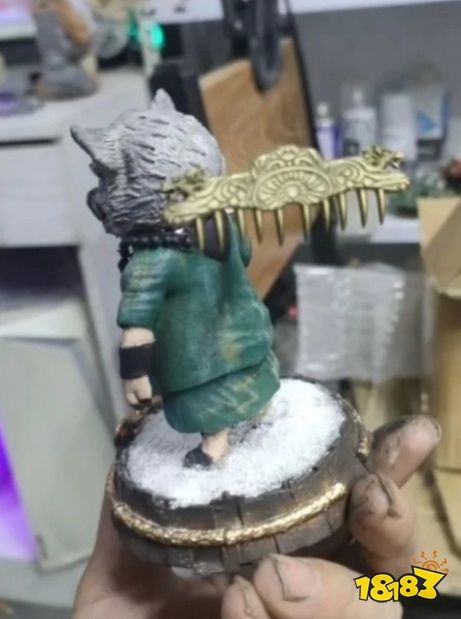 321，上链接！玩家自制《黑神话：悟空》八戒手办，手持钉耙矮萌可爱！