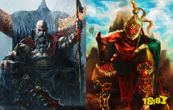 经典比战力环节：因《黑神话悟空》爆火，孙悟空VS《战神》奎托斯登热搜