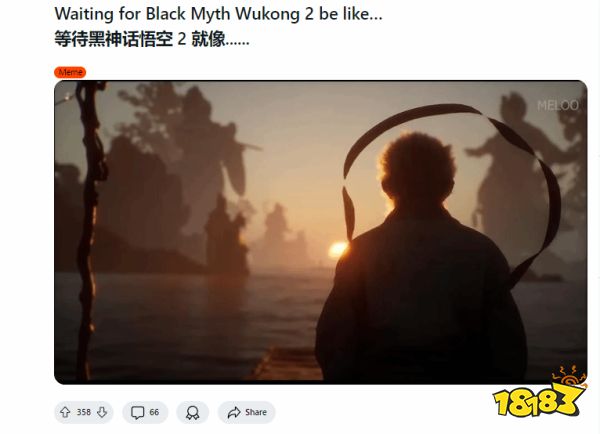《黑神话：悟空》后劲太大了！国外玩家开始等待《黑神话2》：想玩哪吒！