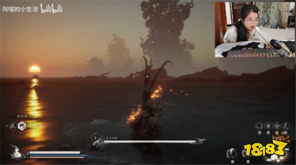 没有科技，全是励志！肢残女孩用嘴通关《黑神话：悟空》：通关难点不是打怪而是走路