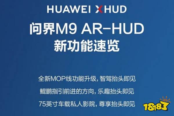 汽车秒变电影院！华为问界M9 AR-HUD新功能：驻车观影！