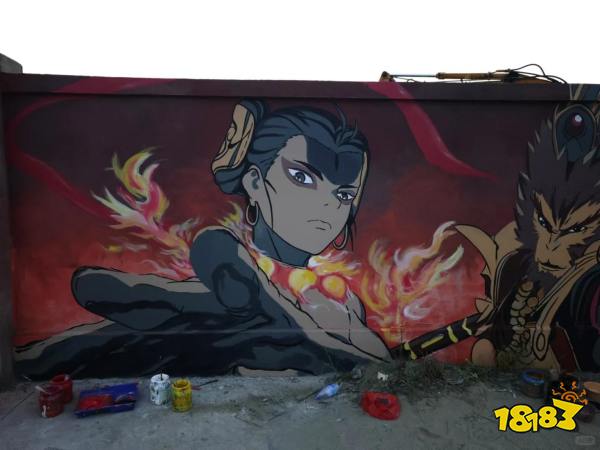 《黑神话：悟空》泰州网红涂鸦墙遭泼墨，作者愤怒喊话：搞破坏图啥？