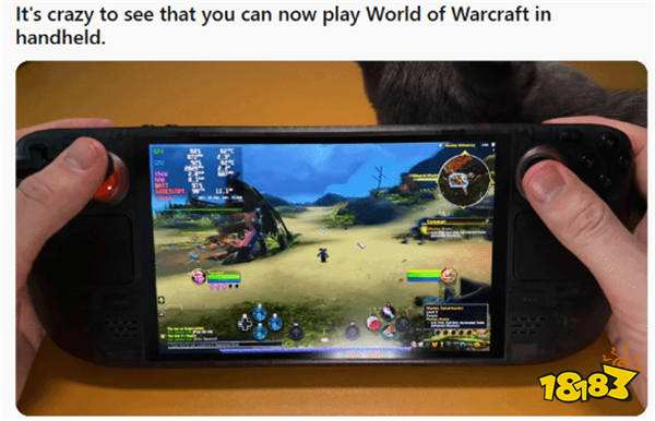 海外玩家用掌机玩《魔兽世界》引发热议！儿时的梦想正在逐渐被实现！