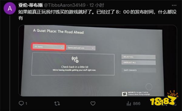 《寂静之地：前方之路》Xbox首发“翻车”，麦克风检测功能“失灵”引众怒！