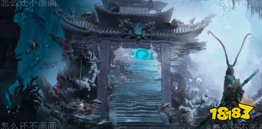 以假乱真啊!玩家制《黑神话:悟空》东海龙宫DLC概念图:质感不输官方!