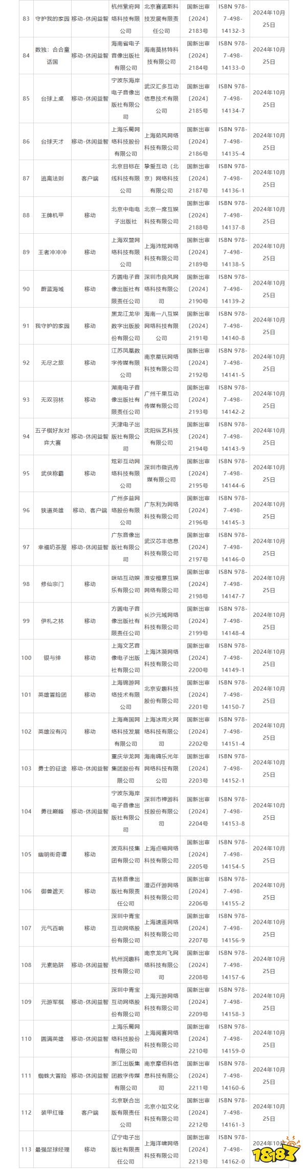 《光明记忆无限》手机版登场，2024年10月国产游戏版号下发