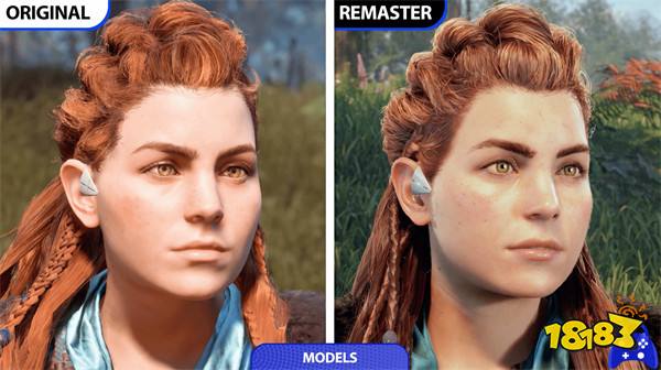 新版冬瓜脸女主,《地平线:零之曙光》复刻版vs原版对比,你喜欢哪个