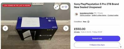 黄牛急眼！eBay上PS5 Pro竟低于官方价出售，砸手里了？