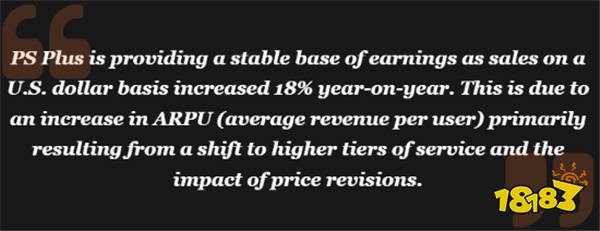 身体还是很诚实的！PS+涨价35%后索尼收益大幅上涨18%