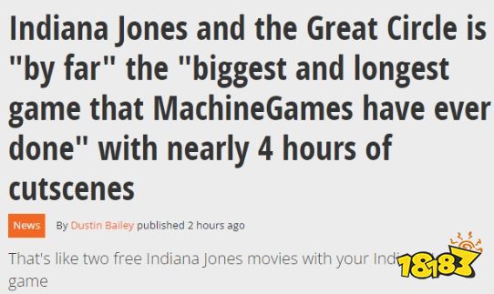 比电影还长，量大管饱！《夺宝奇兵》是开发商做过的最大规模游戏