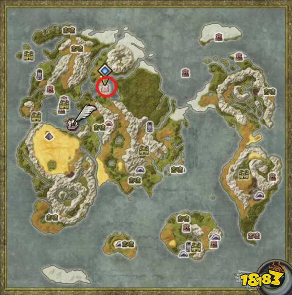 勇者斗恶龙3重制版奥莉维娅海角 奥莉维娅海角宝箱小徽章收集