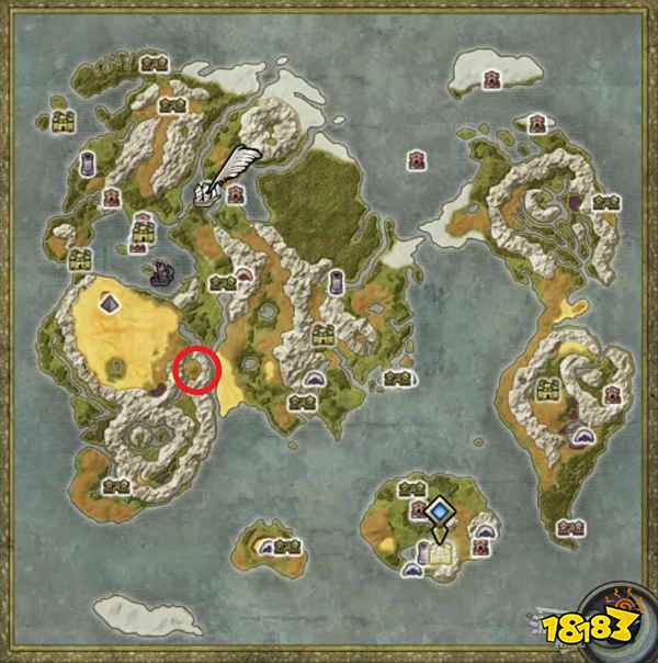 勇者斗恶龙3重制版奈克罗刚铎火山 奈克罗刚铎火山宝箱小徽章收集