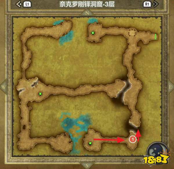 勇者斗恶龙3重制版奈克罗刚铎洞窟 奈克罗刚铎洞窟宝箱小徽章收集