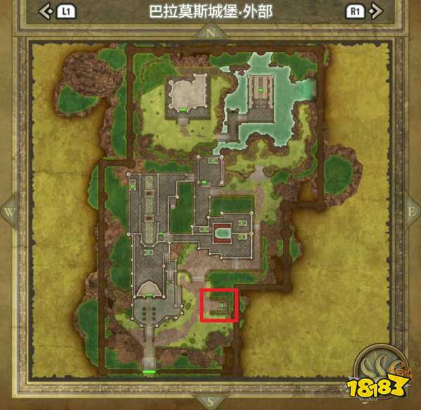 勇者斗恶龙3重制版巴拉莫斯城堡 巴拉莫斯城堡宝箱小徽章收集