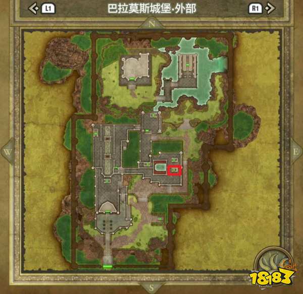 勇者斗恶龙3重制版巴拉莫斯城堡 巴拉莫斯城堡宝箱小徽章收集