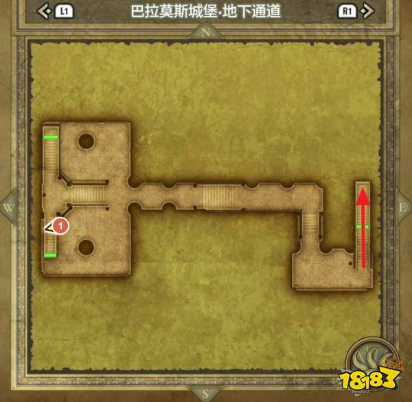 勇者斗恶龙3重制版巴拉莫斯城堡 巴拉莫斯城堡宝箱小徽章收集