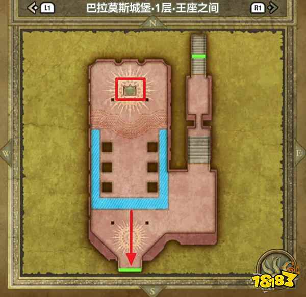 勇者斗恶龙3重制版巴拉莫斯城堡 巴拉莫斯城堡宝箱小徽章收集