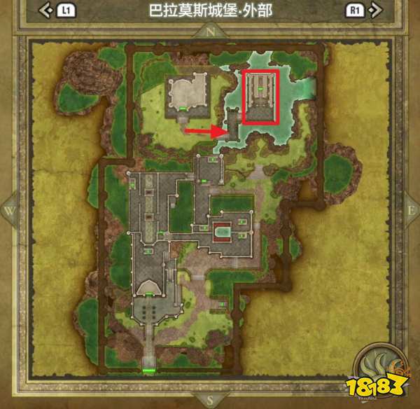 勇者斗恶龙3重制版巴拉莫斯城堡 巴拉莫斯城堡宝箱小徽章收集