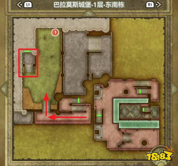 勇者斗恶龙3重制版巴拉莫斯城堡 巴拉莫斯城堡宝箱小徽章收集