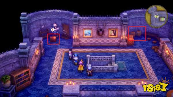 勇者斗恶龙3重制版拉达托姆城堡 拉达托姆城堡宝箱小徽章收集