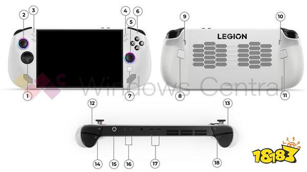 联想Legion Go轻量版官方渲染首曝：搭载AMD Z2