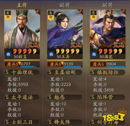 三國志戰略版立異盾怎么搭配 程昱王異立異盾陣容搭配攻略
