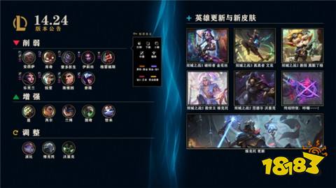 英豪定约14.24版块更新了什么 14.24版块更新本色先容