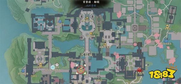 诛仙世界河阳城百景游观景点汇总 河阳城百景游观景点在哪里