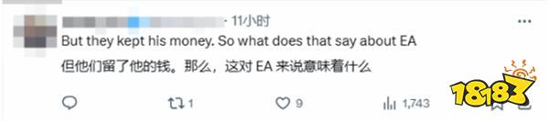 没救了!EA已zzzq入脑!说别当同性恋就被永久封禁账户