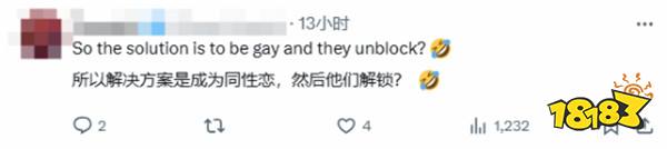 没救了!EA已zzzq入脑!说别当同性恋就被永久封禁账户