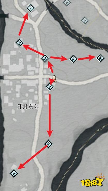 燕云十六聲開封全地圖蹊蹺收集圖文攻略 開封地圖蹊蹺收集路線圖大全