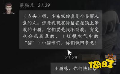 燕云十六聲裴貓兒好感度對話攻略 裴貓兒100%好感結交對話分享
