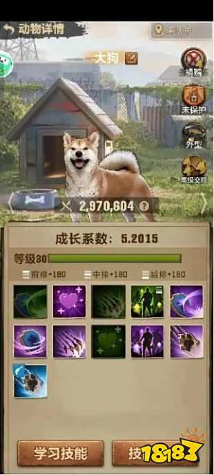 荒野迷城怎么培养动物 动物培养进阶战力提升攻略