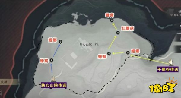 燕云十六聲善妙洲蹊蹺全收集路線圖 善妙洲62只蹊蹺收集攻略大全
