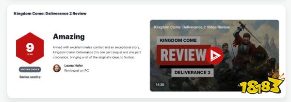 沉浸感十足!《天国:拯救2》媒体评分解禁,好评如潮!