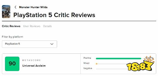 必玩游戏！《怪猎荒野》M站升至90分！共收录74家媒体测评
