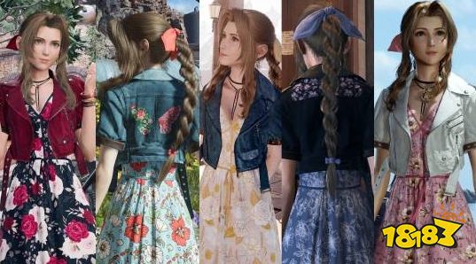 赏心悦目！《最终幻想7重生》爱丽丝超美花裙Mod：碎花洋裙太可爱了！