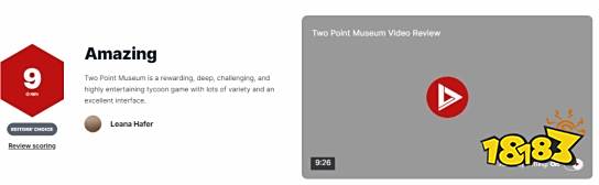 博物馆奇妙夜！《双点博物馆》IGN 9分：内容丰富、极具娱乐性