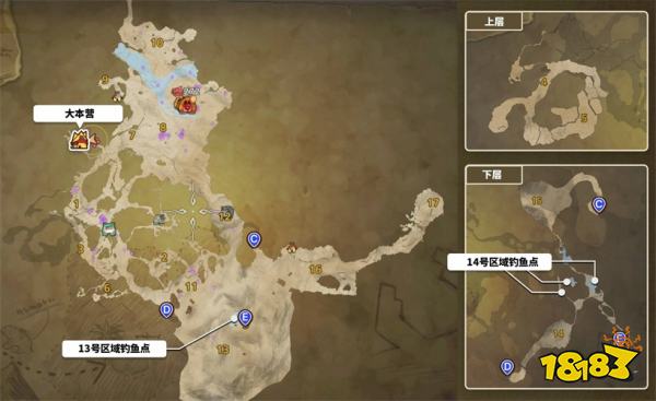 怪物猎人荒野全钓鱼点位置汇总 怪猎荒野在哪里钓鱼