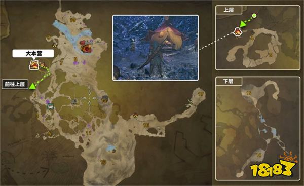 怪物猎人荒野天堑沙原营地位置汇总 天堑沙原营地路线分享