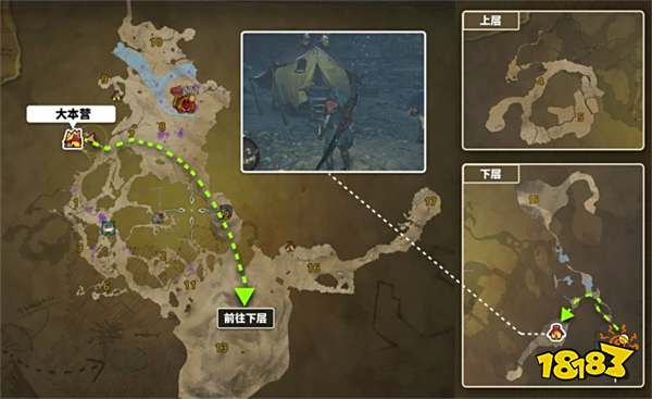 怪物猎人荒野天堑沙原营地位置汇总 天堑沙原营地路线分享