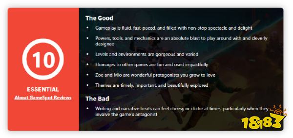 年度最佳有力争夺者！《双影奇境》媒体评分解禁