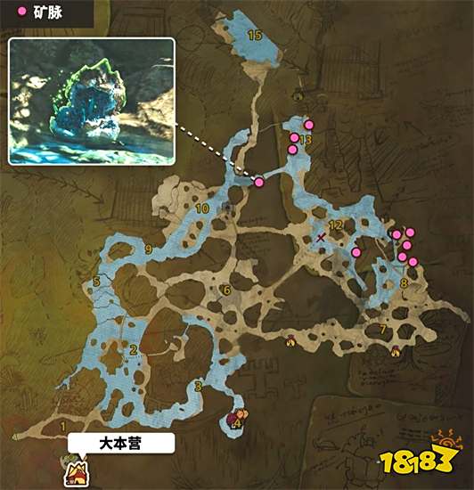 怪物猎人荒野全矿石位置汇总 怪猎荒野全矿石采集路线