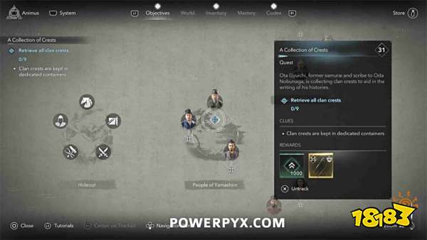 刺客信条影全家纹位置汇总 AC影家纹收集攻略一览