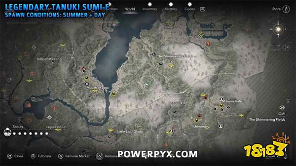 刺客信条影全传奇墨绘位置 AC影全传奇墨绘收集攻略