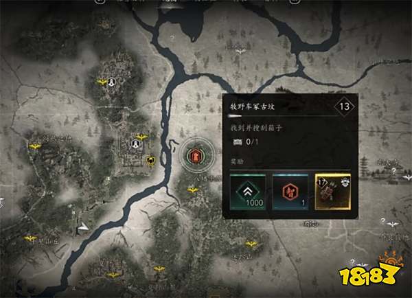 刺客信条影牧野车冢古坟在哪里 牧野车冢古坟收集攻略