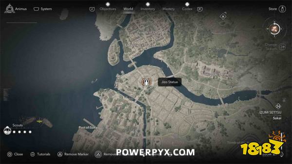 刺客信条影和泉摄津地藏像位置 和泉摄津地藏菩萨像点位一览