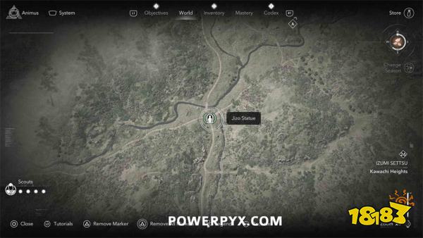 刺客信条影和泉摄津地藏像位置 和泉摄津地藏菩萨像点位一览