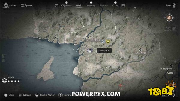 刺客信条影和泉摄津地藏像位置 和泉摄津地藏菩萨像点位一览