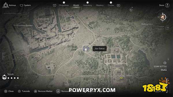 刺客信条影和泉摄津地藏像位置 和泉摄津地藏菩萨像点位一览